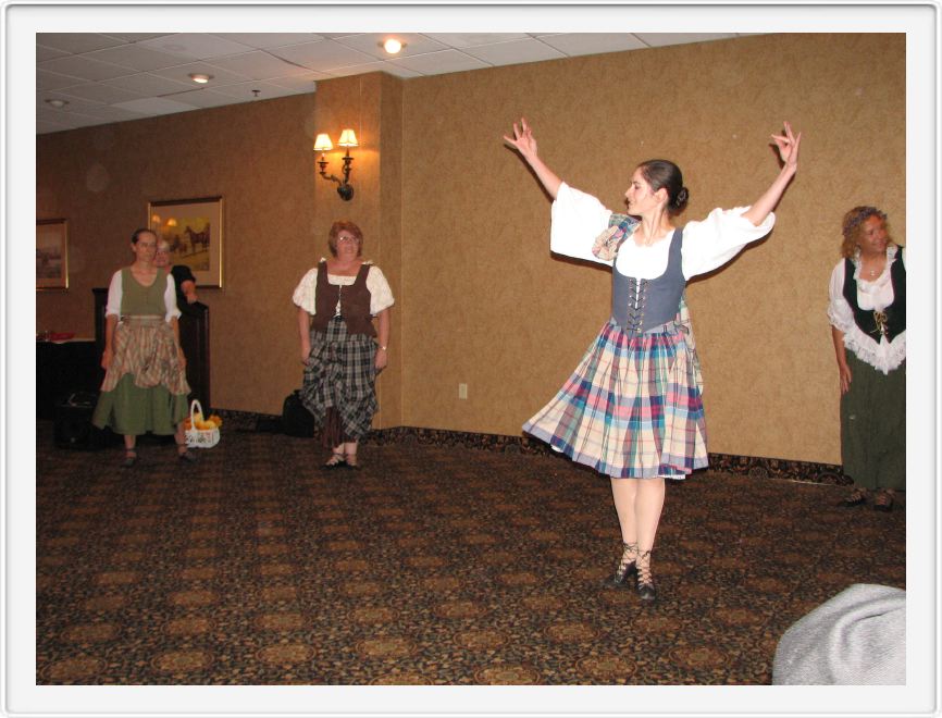 The Scottish Dance part of the Ballet